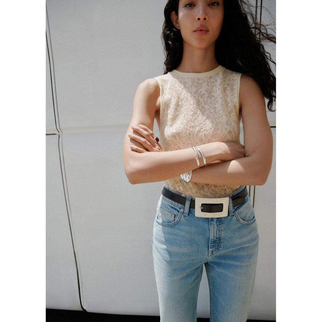 Top Maille Ajourée