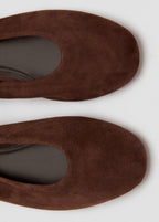 Ballerines Cuir Daim