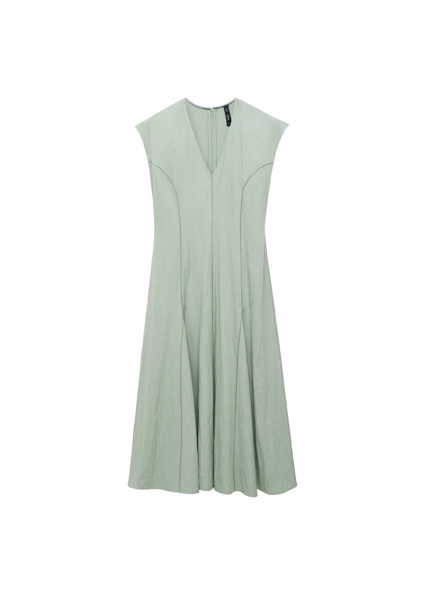 Robe Col V Avec Coutures