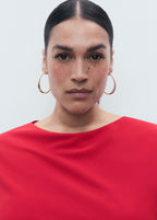 Robe Midi Froncée