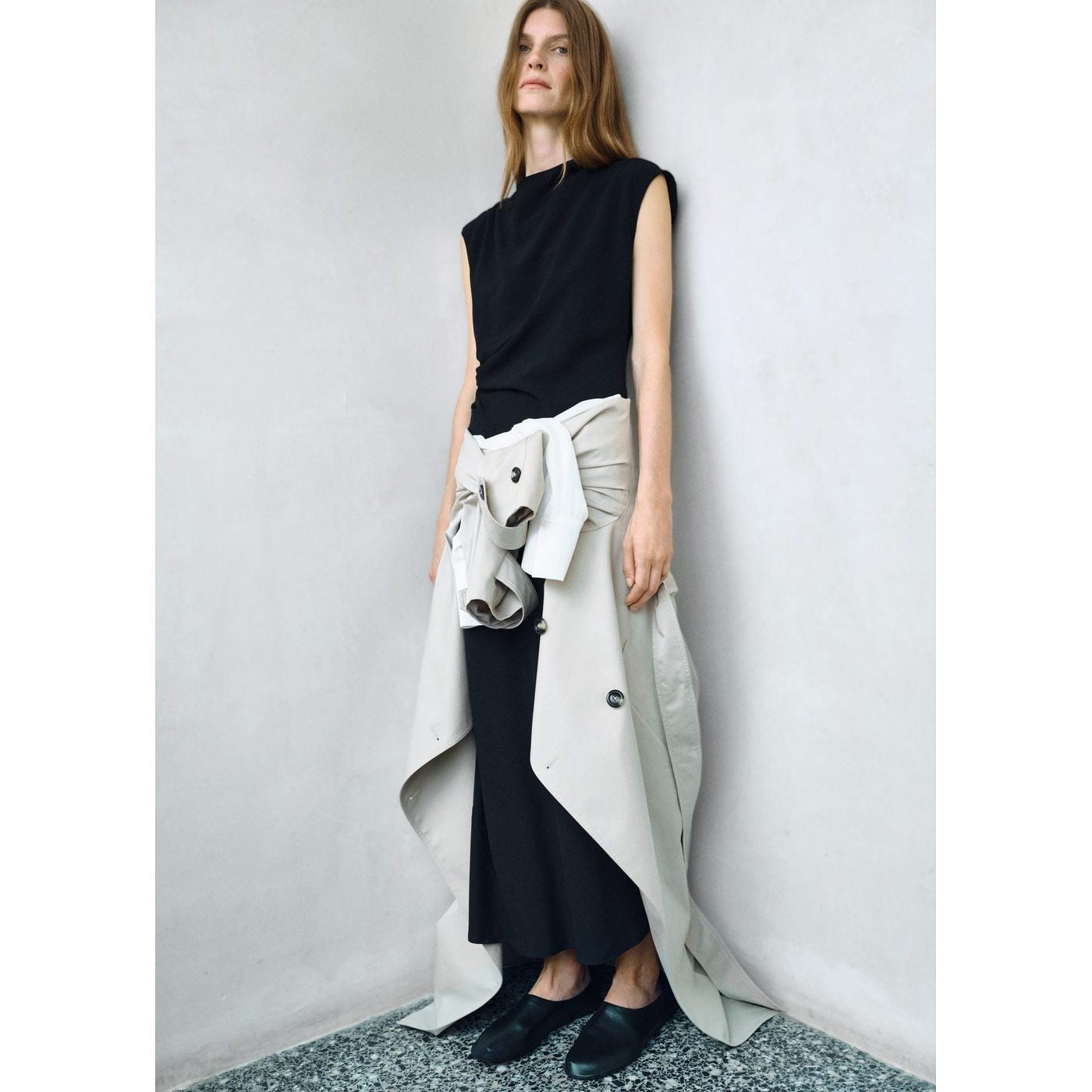 Robe Midi Froncée