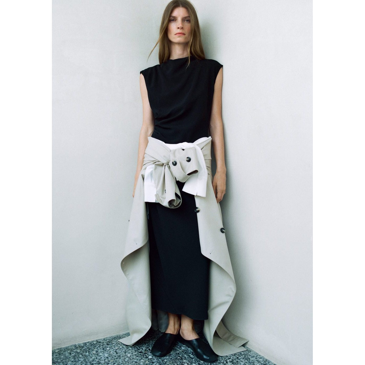 Robe Midi Froncée