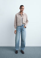 Jean Barrel Taille Haute