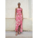 Robe Asymétrique En Imprimé Animal