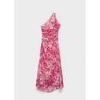 Robe Asymétrique En Imprimé Animal