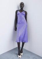 Robe Satinée Pois
