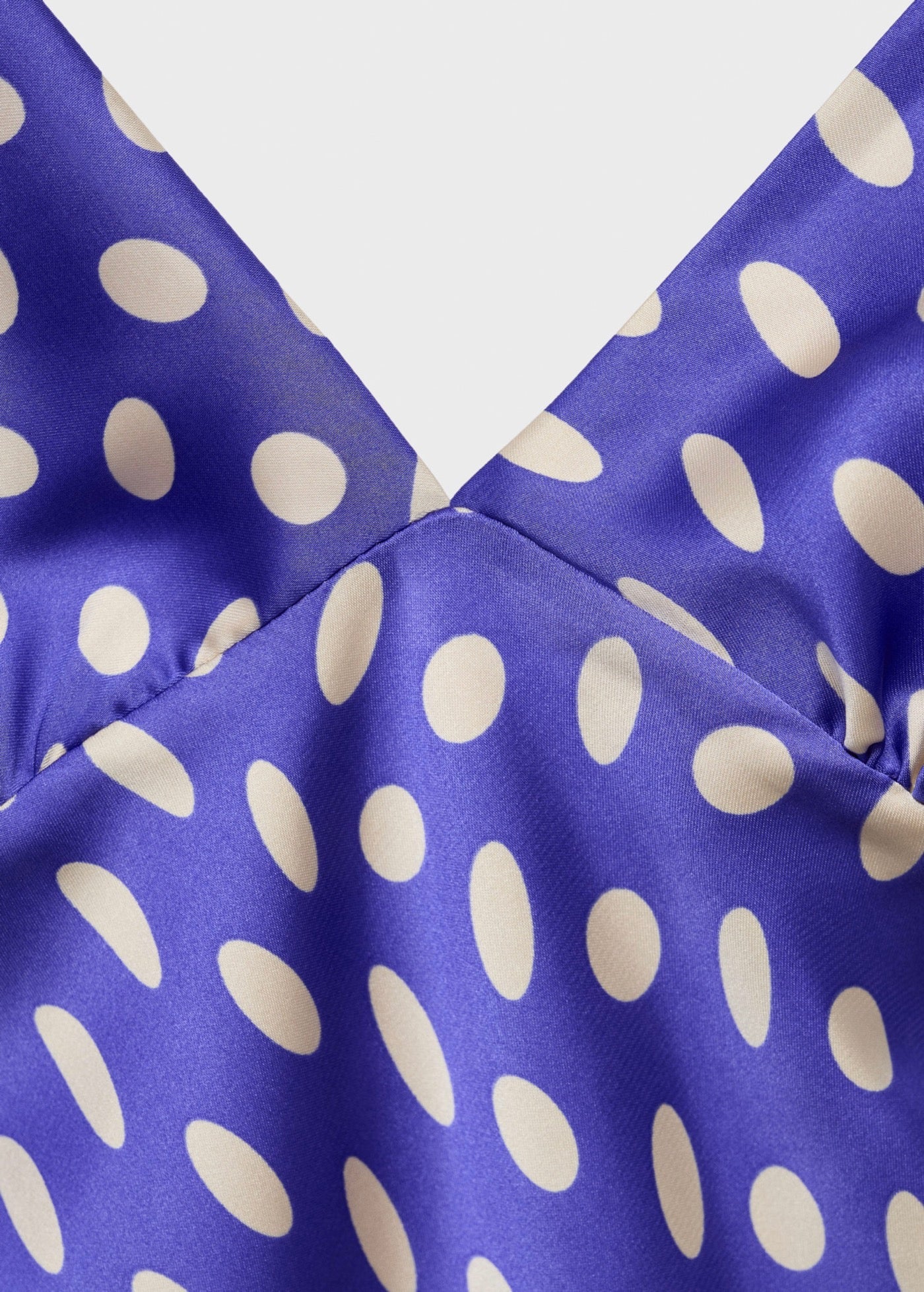 Robe Satinée Pois