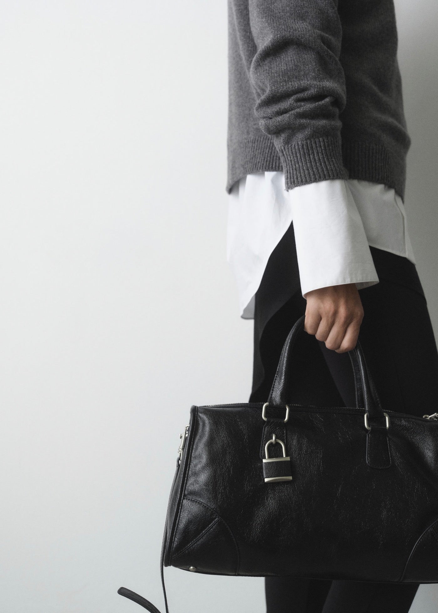 Sac Avec Anses Finition Brillante