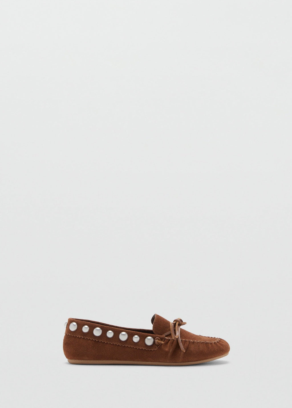 Mocassins En Daim À Clous
