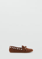 Mocassins En Daim À Clous