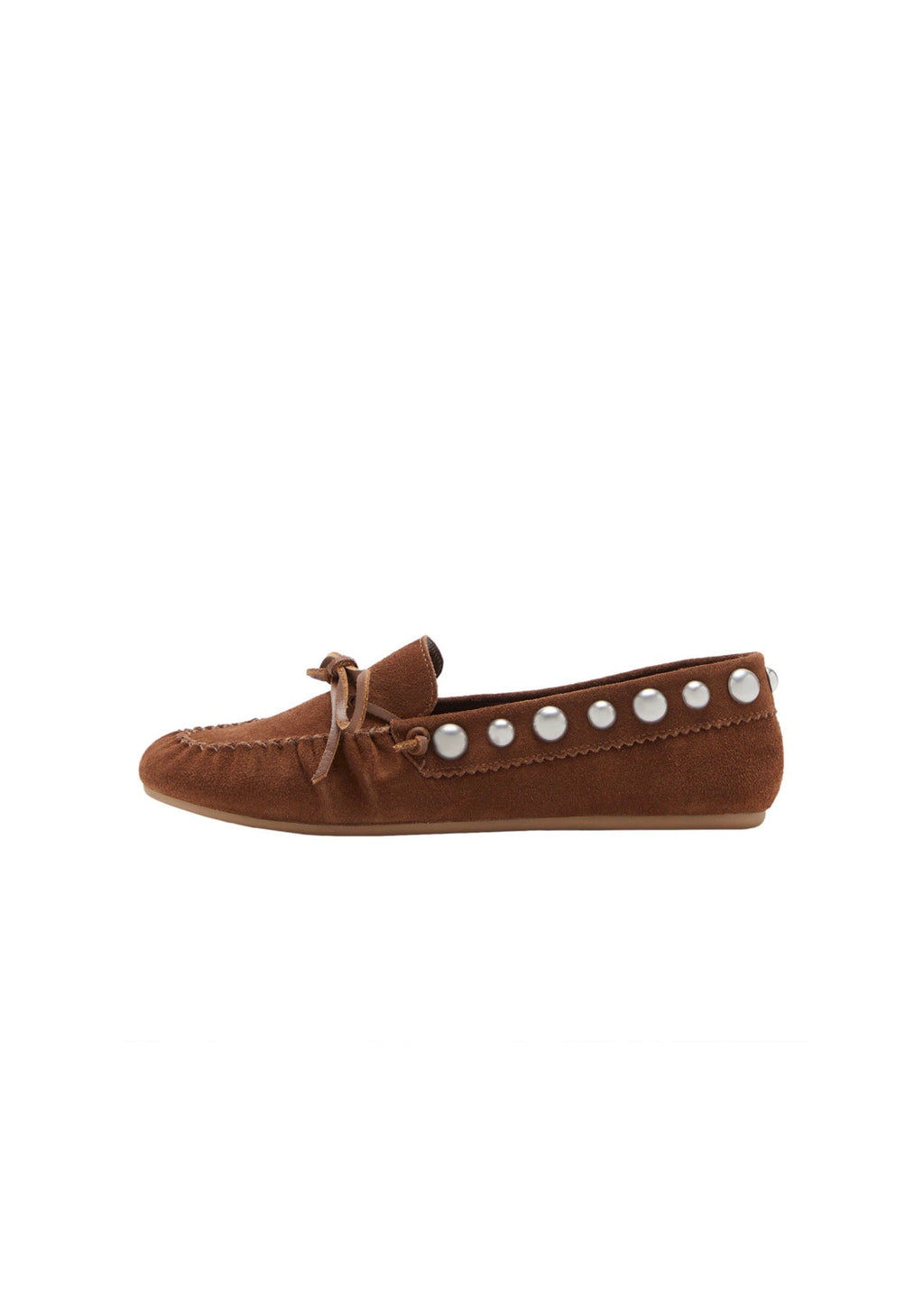 Mocassins En Daim À Clous
