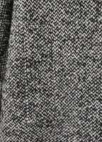 Manteau Chiné Col Fausse Fourrure