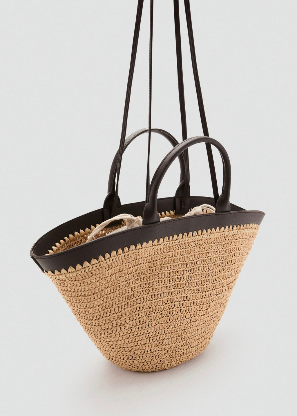 Grand Sac Double Anse Fibre Naturelle