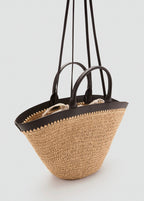 Grand Sac Double Anse Fibre Naturelle