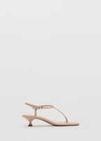Sandales Lanières Talon Kitten Heel
