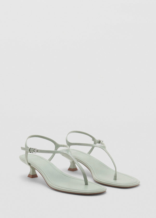 Sandales Lanières Talon Kitten Heel