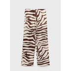 Pantalon Fluide Imprimé Zèbre
