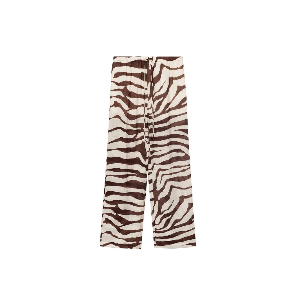 Pantalon Fluide Imprimé Zèbre