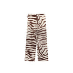 Pantalon Fluide Imprimé Zèbre