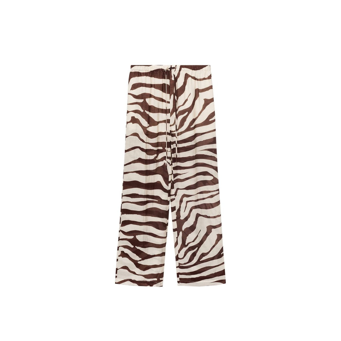 Pantalon Fluide Imprimé Zèbre