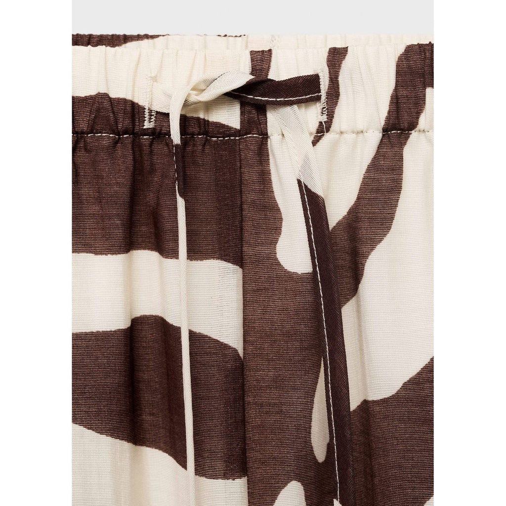 Pantalon Fluide Imprimé Zèbre