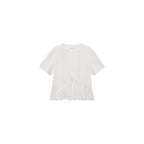 T-Shirt Volant Brodé