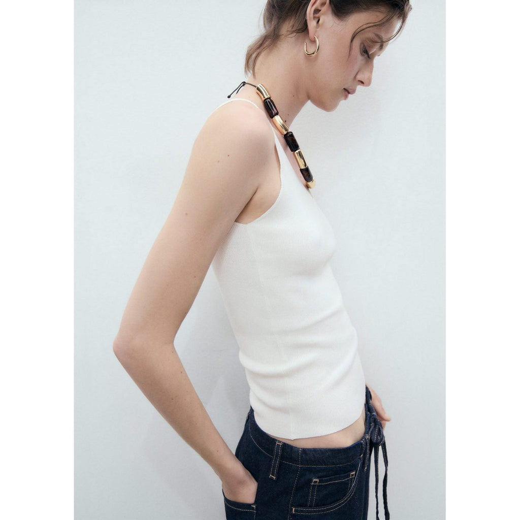 Top Maille Col V