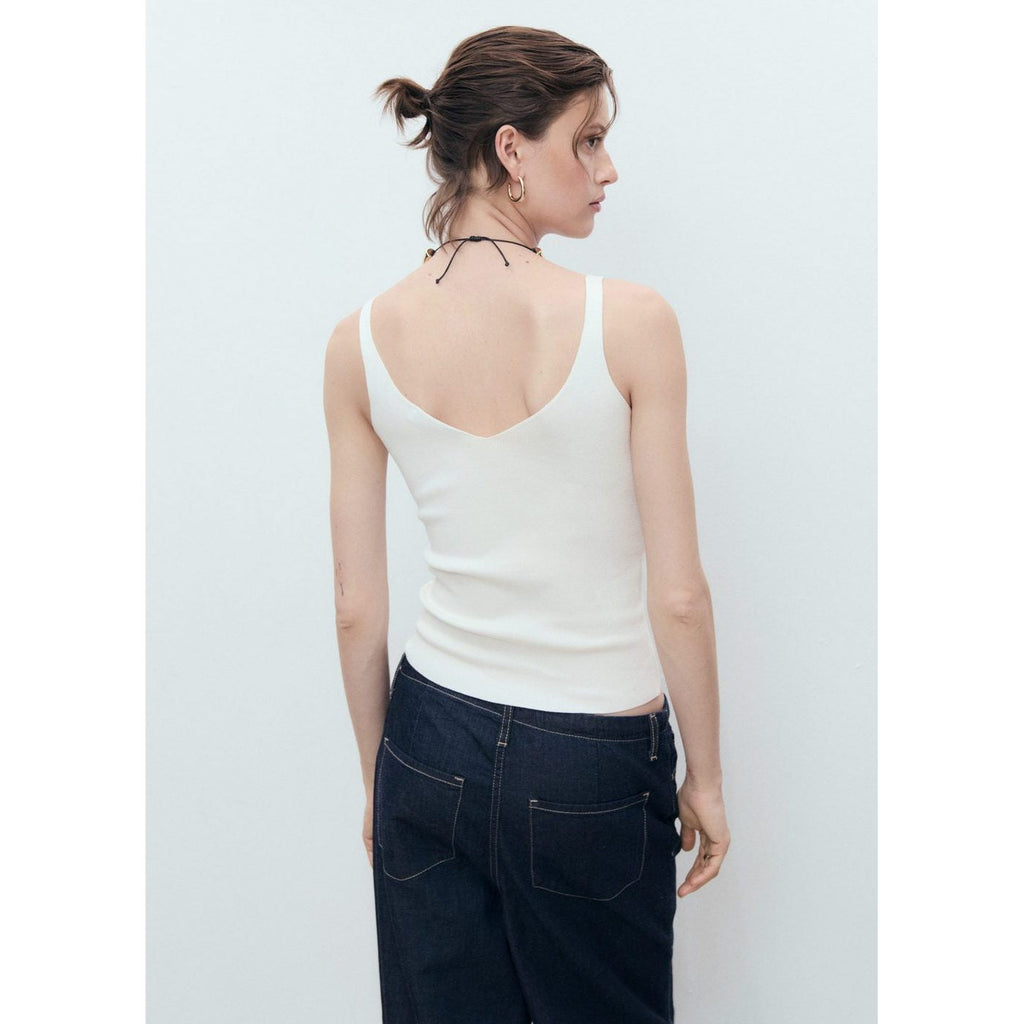 Top Maille Col V