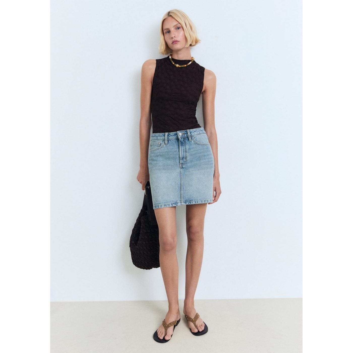 Jupe Courte Denim