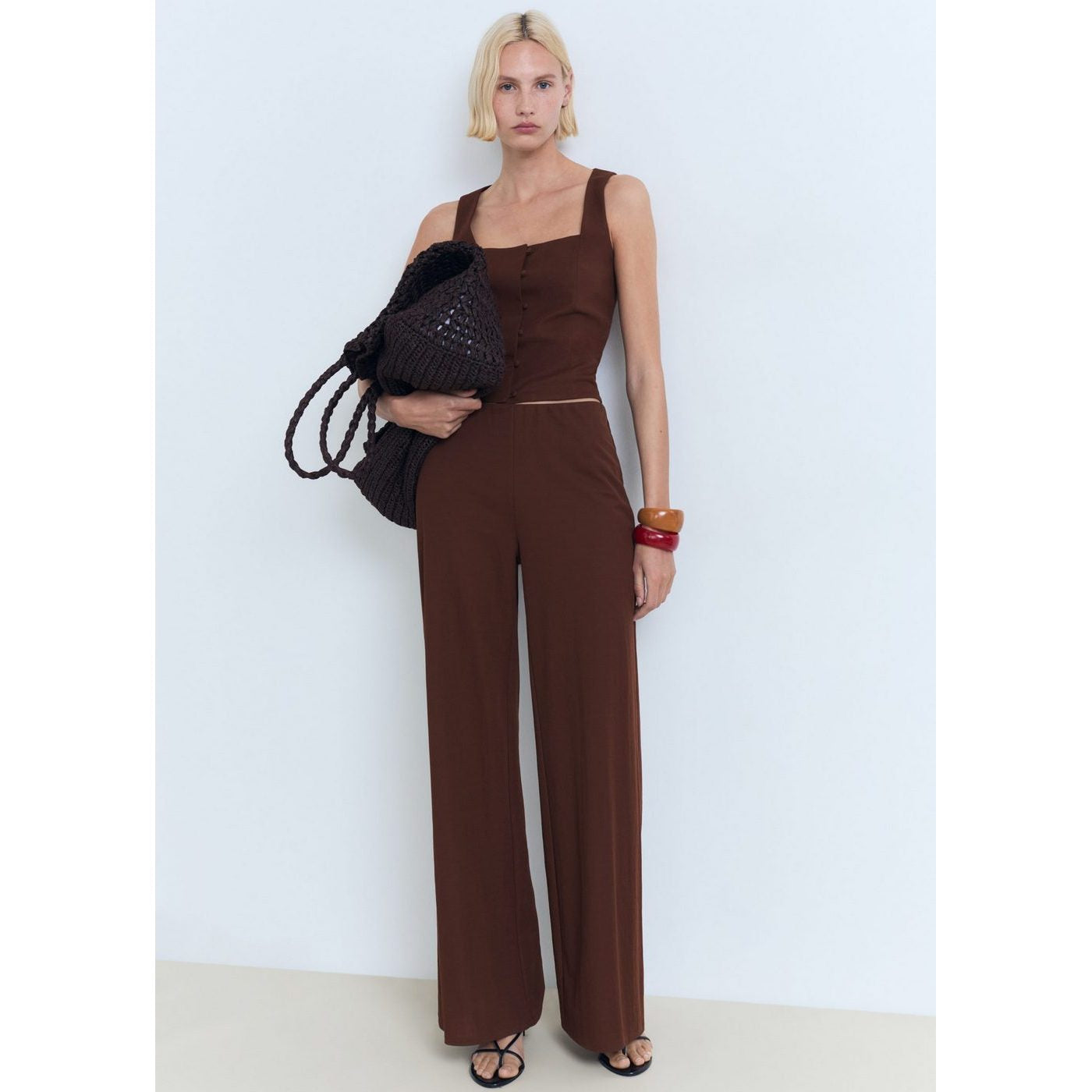 Pantalon Droit Fluide