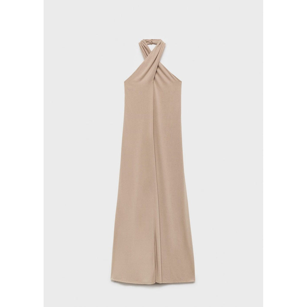 Robe Longue À Emmanchures Américaines Croisées