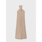 Robe Longue À Emmanchures Américaines Croisées