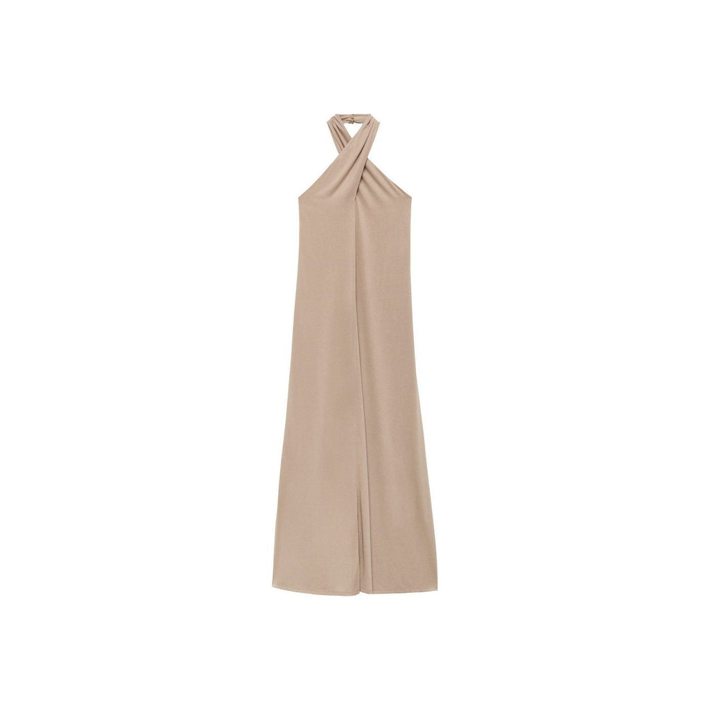 Robe Longue À Emmanchures Américaines Croisées