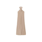 Robe Longue À Emmanchures Américaines Croisées