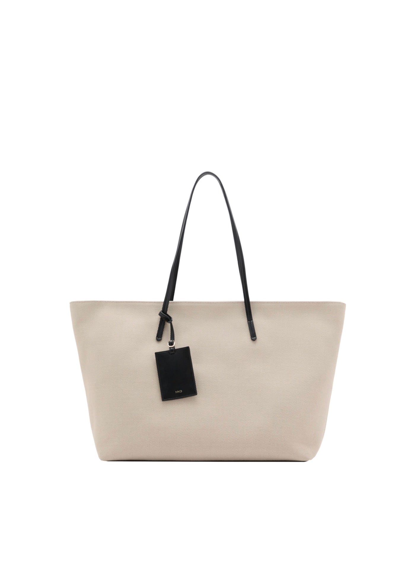 Sac Cabas En Toile À Contraste
