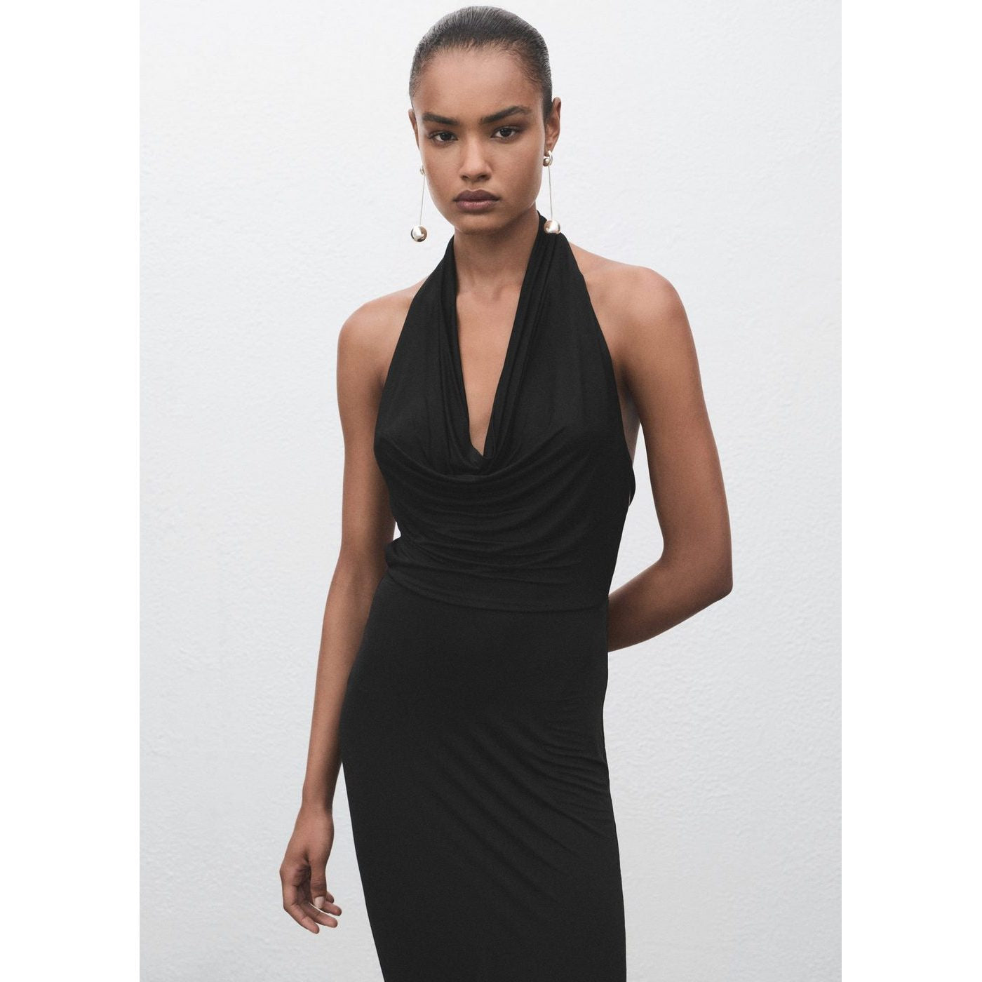 Robe Drapée Dos Nu