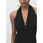 Robe Drapée Dos Nu