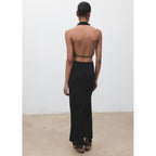 Robe Drapée Dos Nu