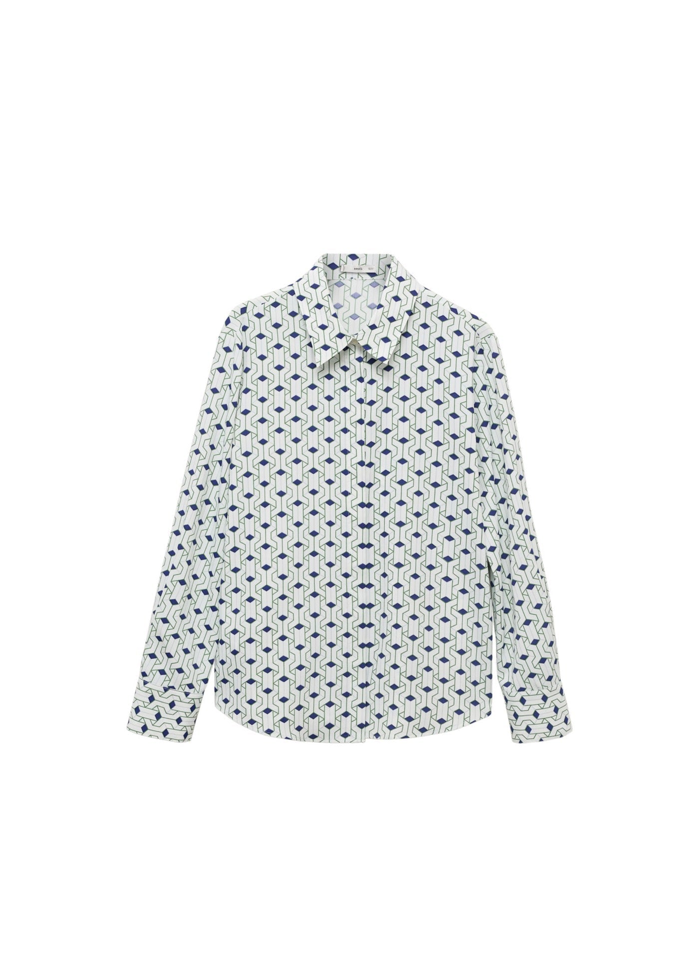 Chemise À Imprimé Géométrique