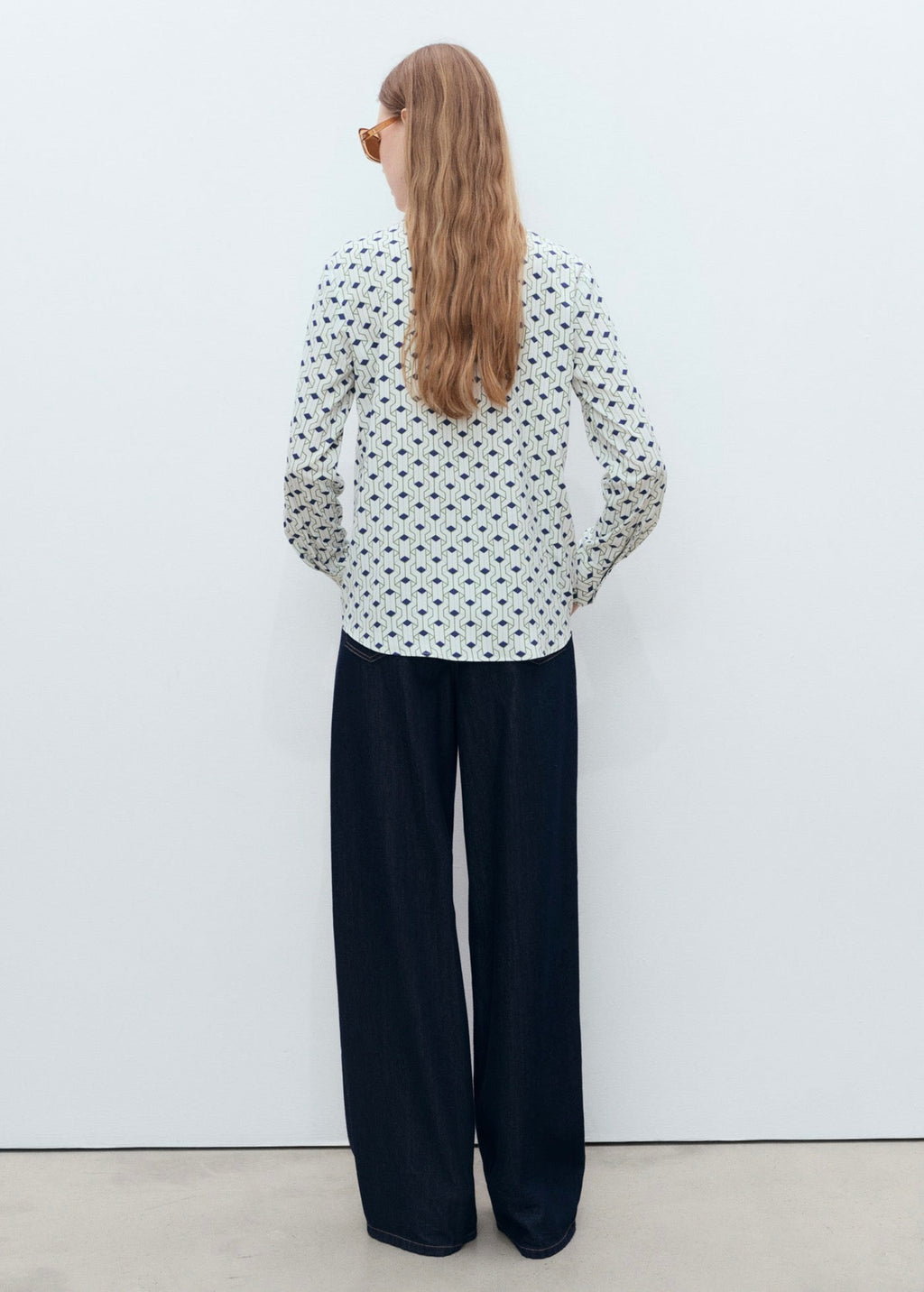 Chemise À Imprimé Géométrique