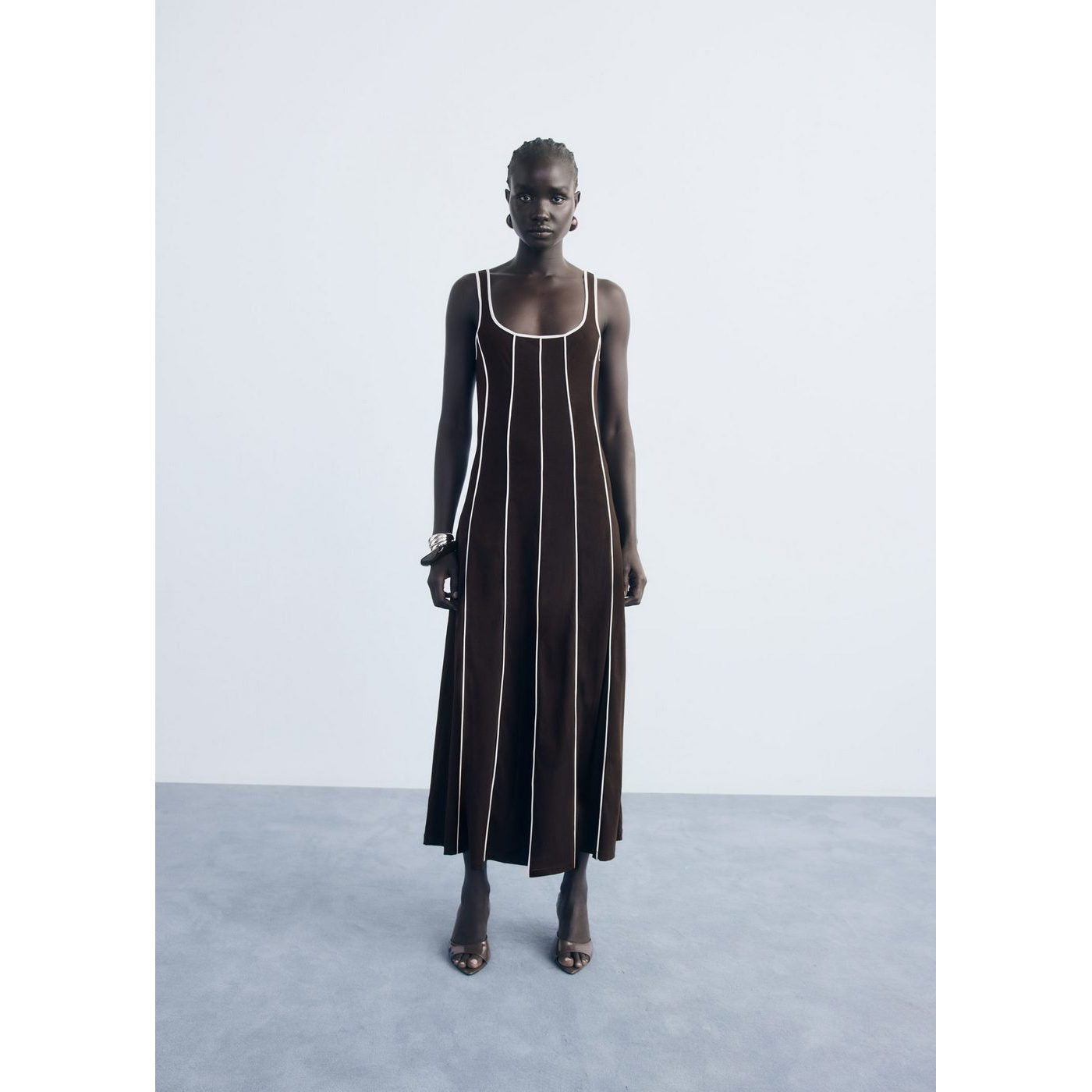 Robe Coton À Rayures