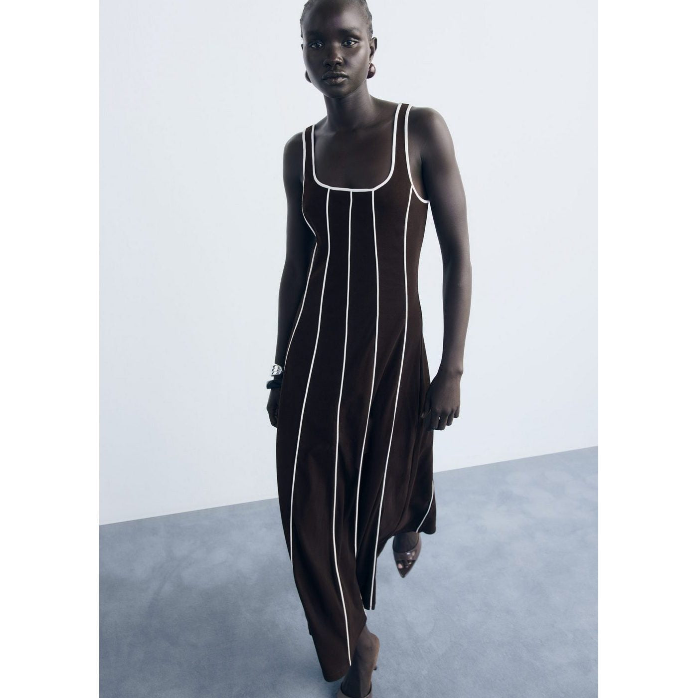 Robe Coton À Rayures