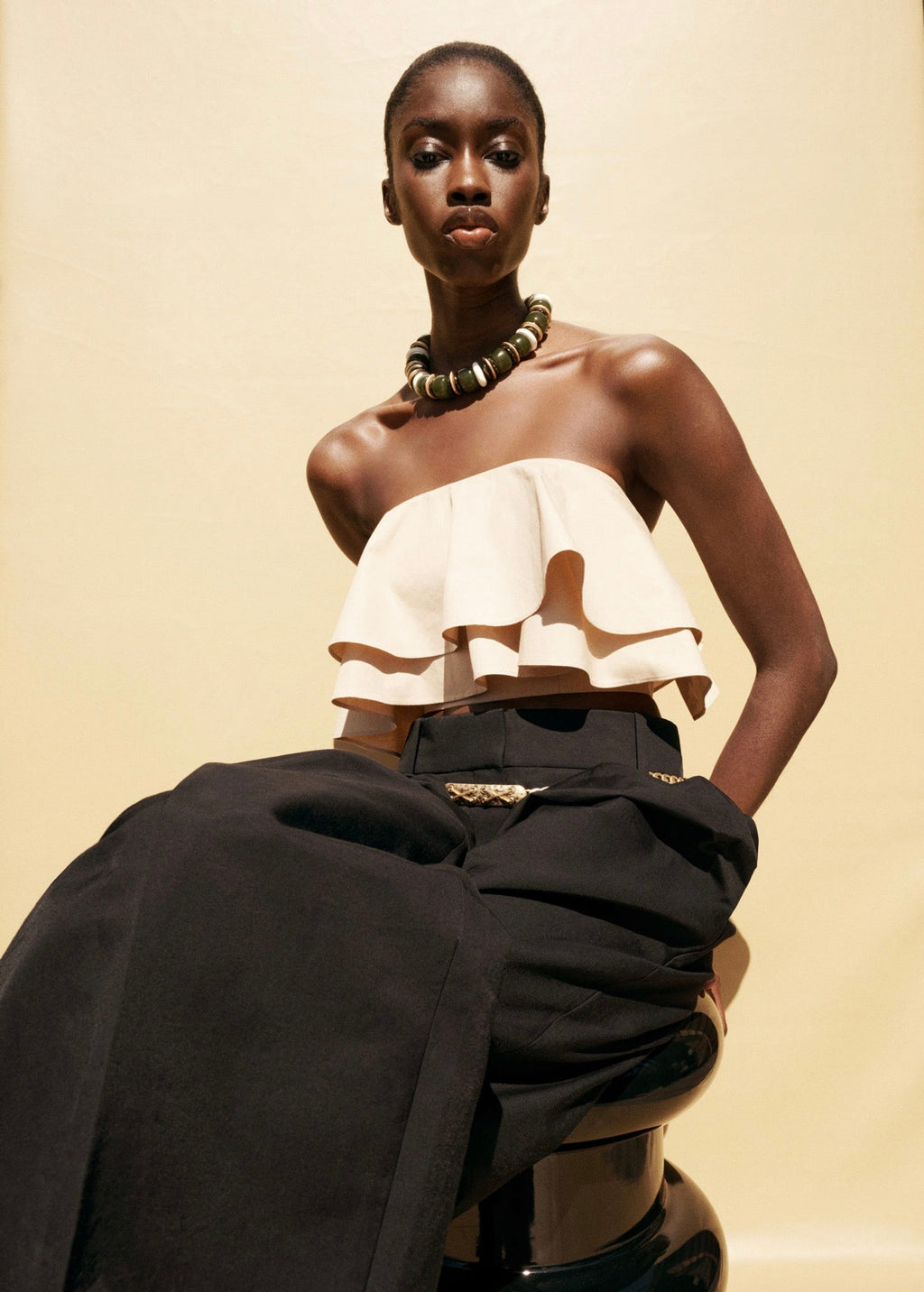 Haut Bustier À Volants