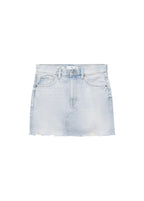 Jupe Denim Bas Effiloché