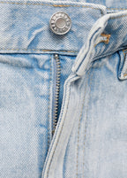 Jupe Denim Bas Effiloché