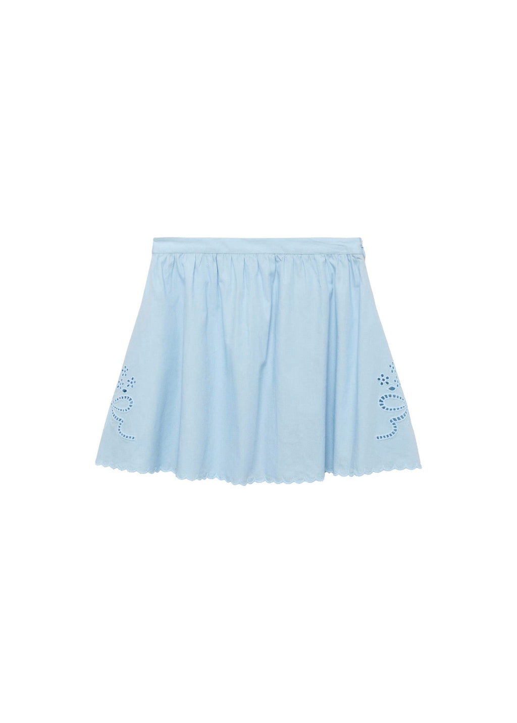 Jupe Broderie Base Festonnée