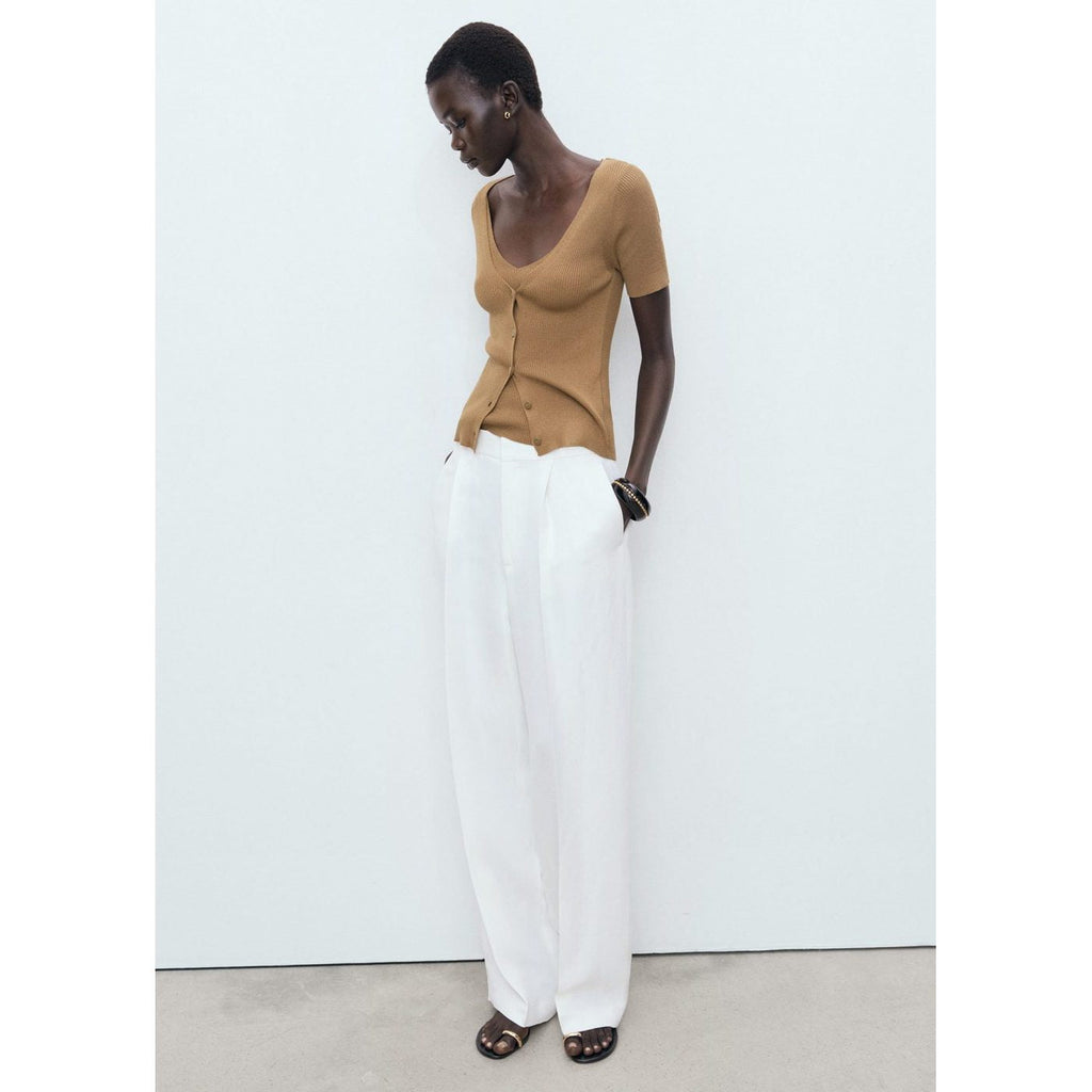 Pull-Over Côtelé Combiné