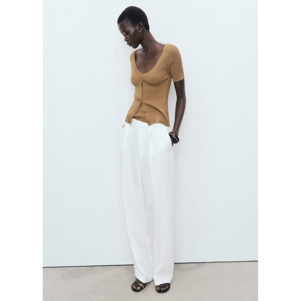 Pull-Over Côtelé Combiné