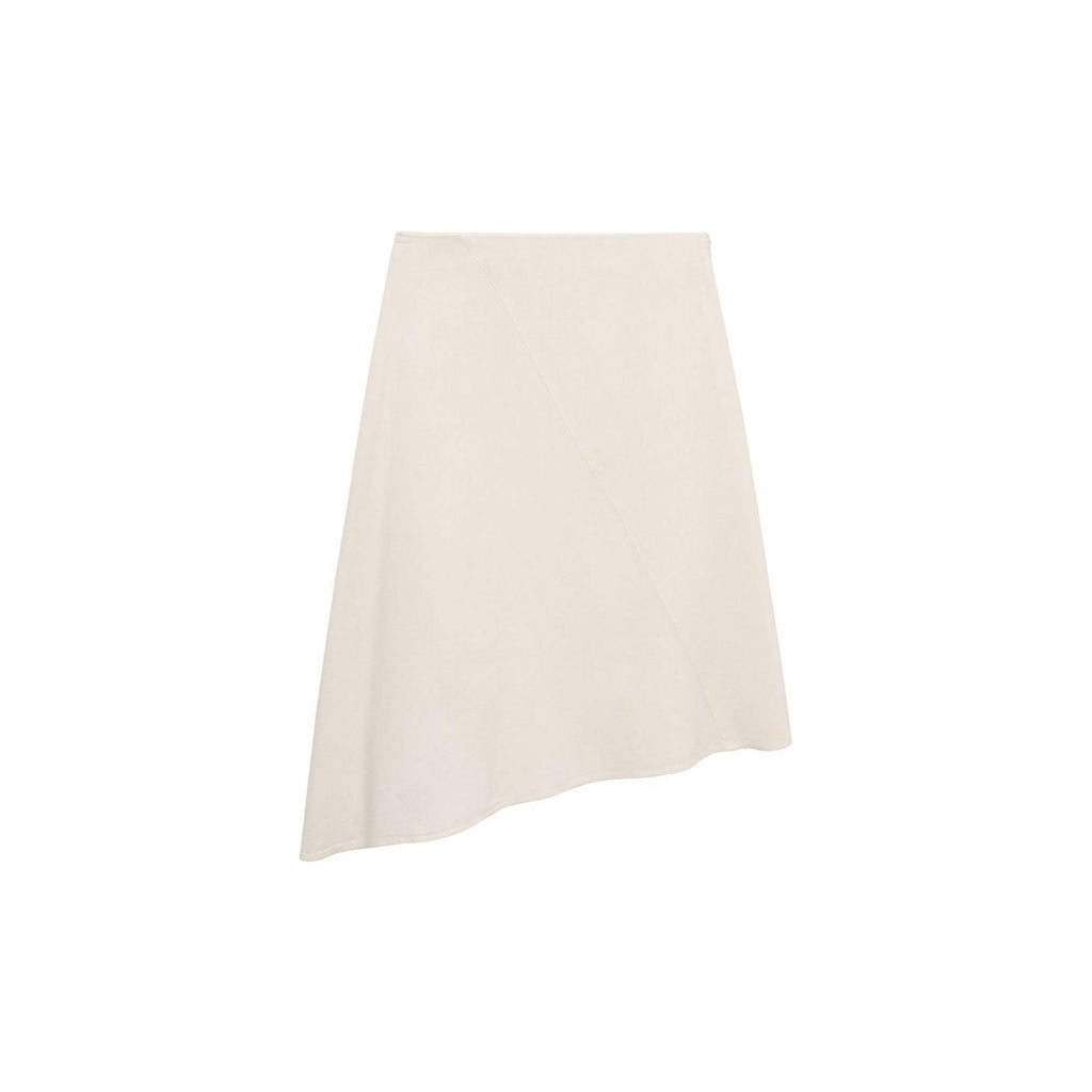 Jupe Midi Coton Asymétrique