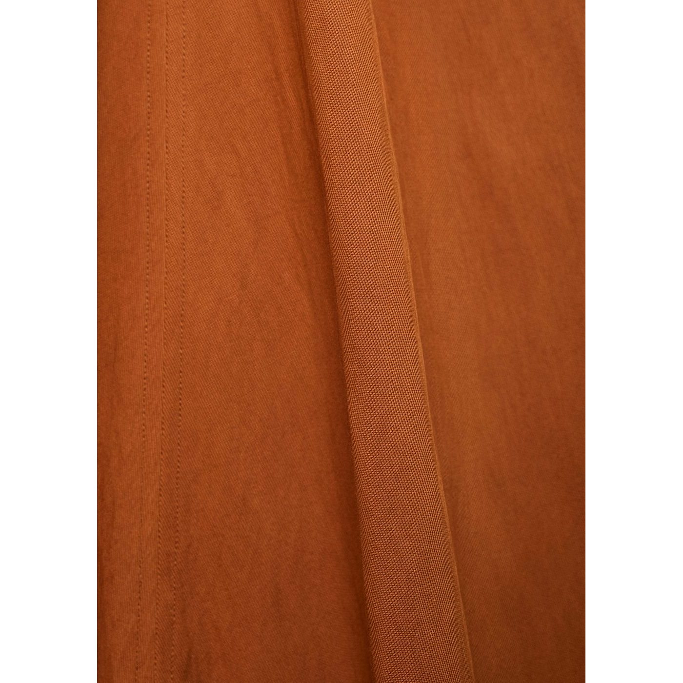 Robe Midi Froncée Sur Les Côtés